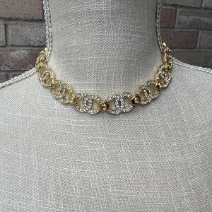 Gold and Silver Chain Necklace
